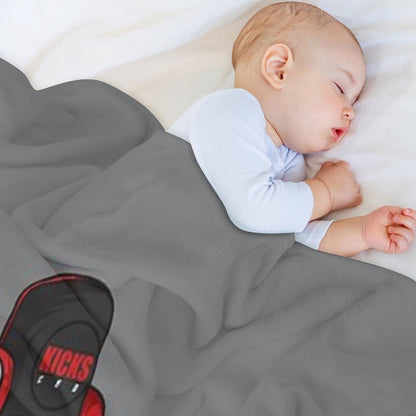 Shoes Fire Reds (Kicks) Throw Blanket