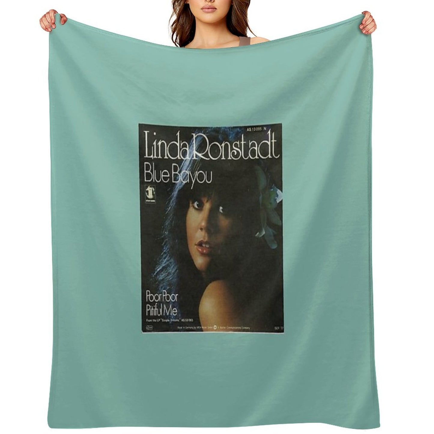 Linda Ronstadt Blue Bayou Throw Blanket
