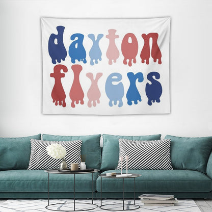 Dayton Flyers Drip Tapestry