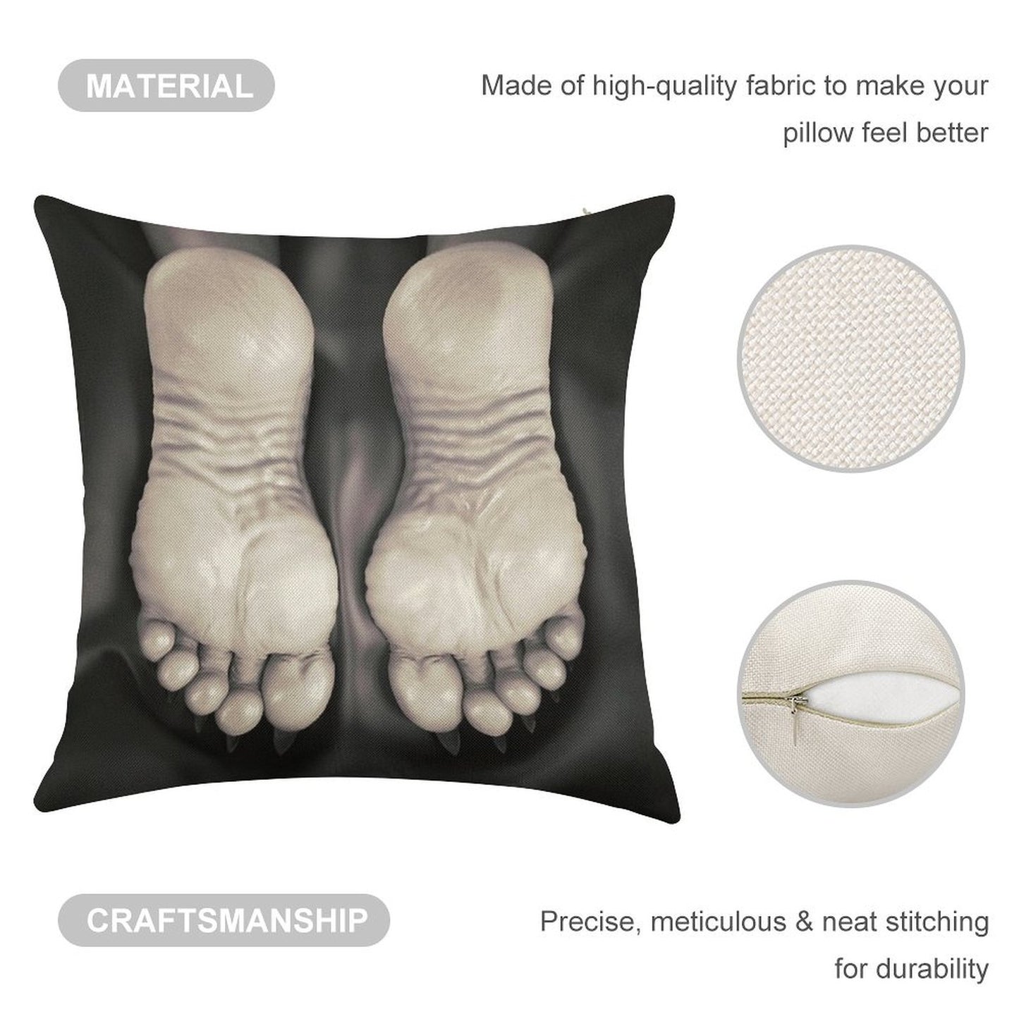 Instruments of Power Linen Throw Pillow Cover