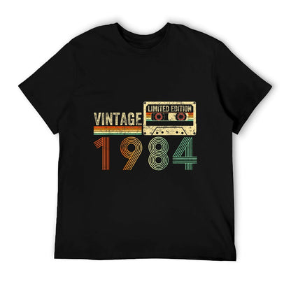40 Year Old Gifts Vintage 1984 40th Birthday Cassette Tape T-Shirt