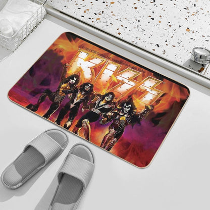 Kiss The Band- Rock Band Hard Rock Kiss Army Destroyer Bath Mat
