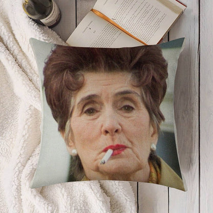 EASTENDERS LEGENDS- DOT COTTON Linen Throw Pillow Cover