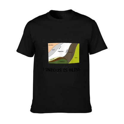 Igneous Is Bliss Geology Rock Geek Humor T-Shirt