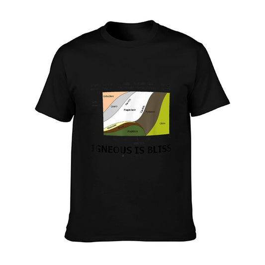 Igneous Is Bliss Geology Rock Geek Humor T-Shirt