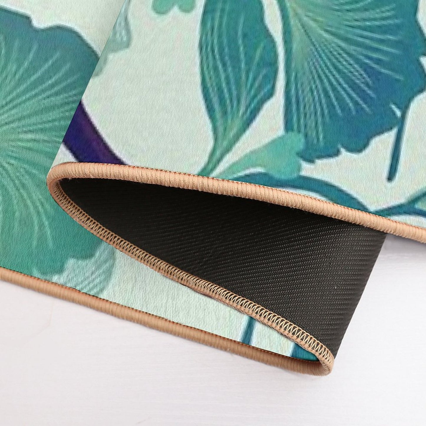 O Ginkgo (in Green)  Dirt-Trapping Bath Mat