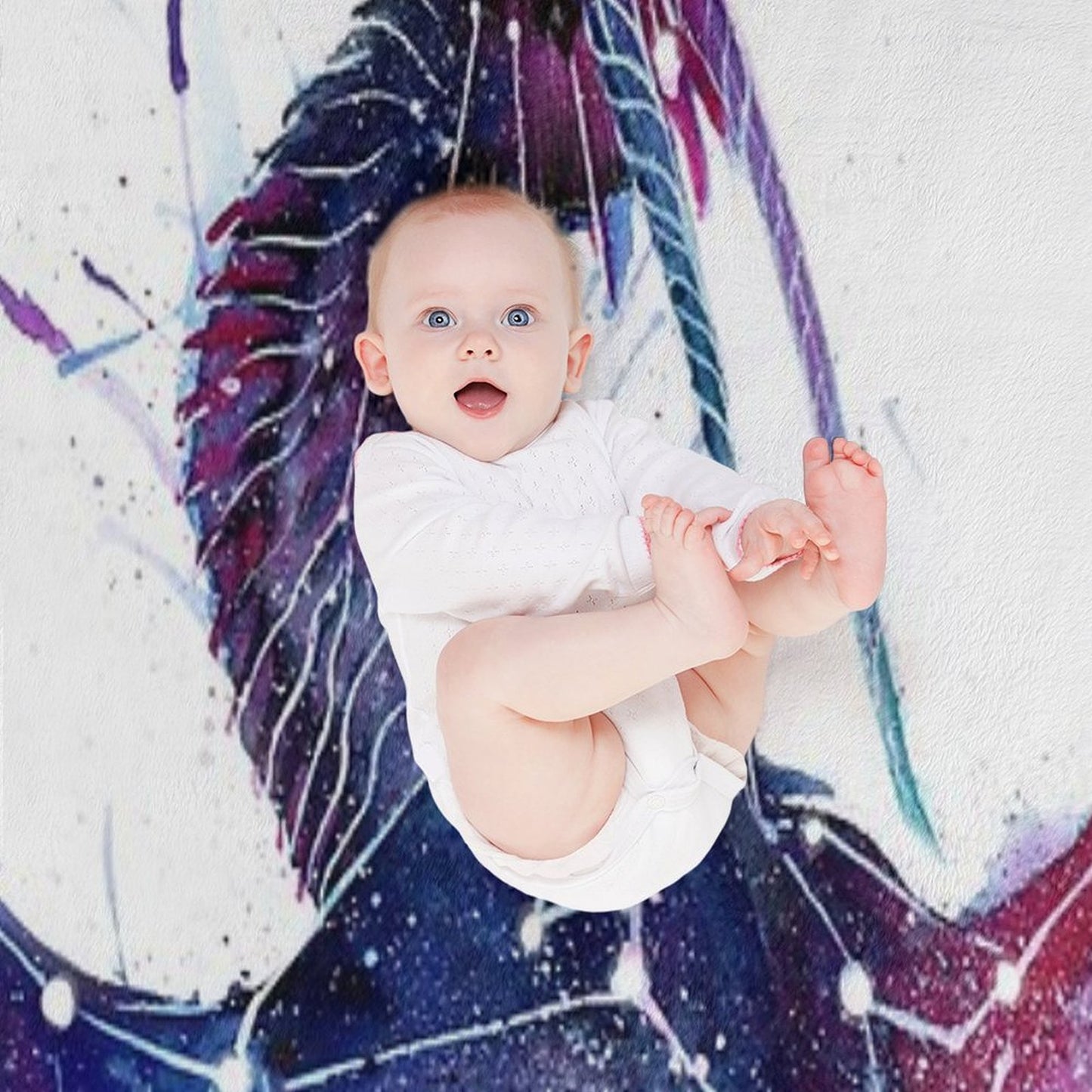 Galaxy Dragon Throw Blanket