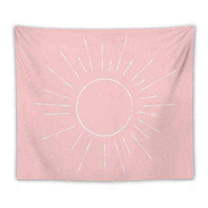 Sunshine on My Mind Pink Tapestry