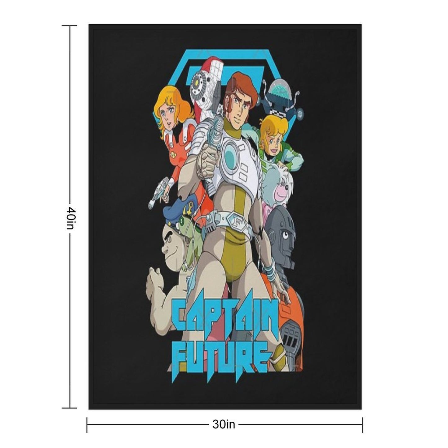 Comet Crew Throw Blanket