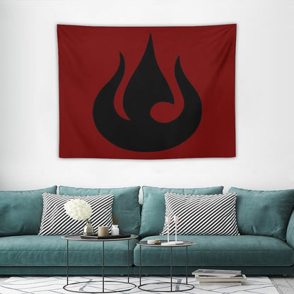 Fire Nation Royal Banner Tapestry
