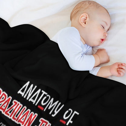 Jiu Jitsu Funny BJJ Gifts Throw Blanket