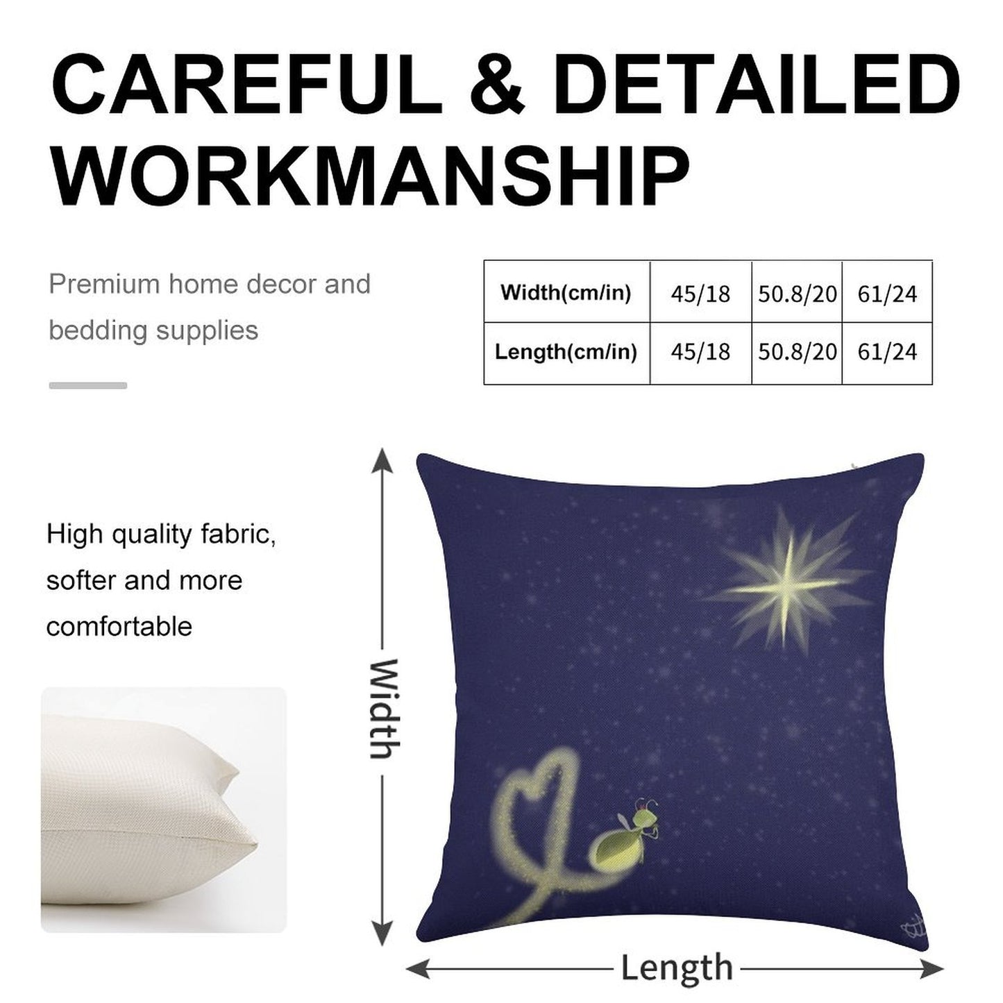 Ray And Evangeline Linen Throw Pillow Cover