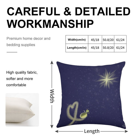 Ray And Evangeline Linen Throw Pillow Cover