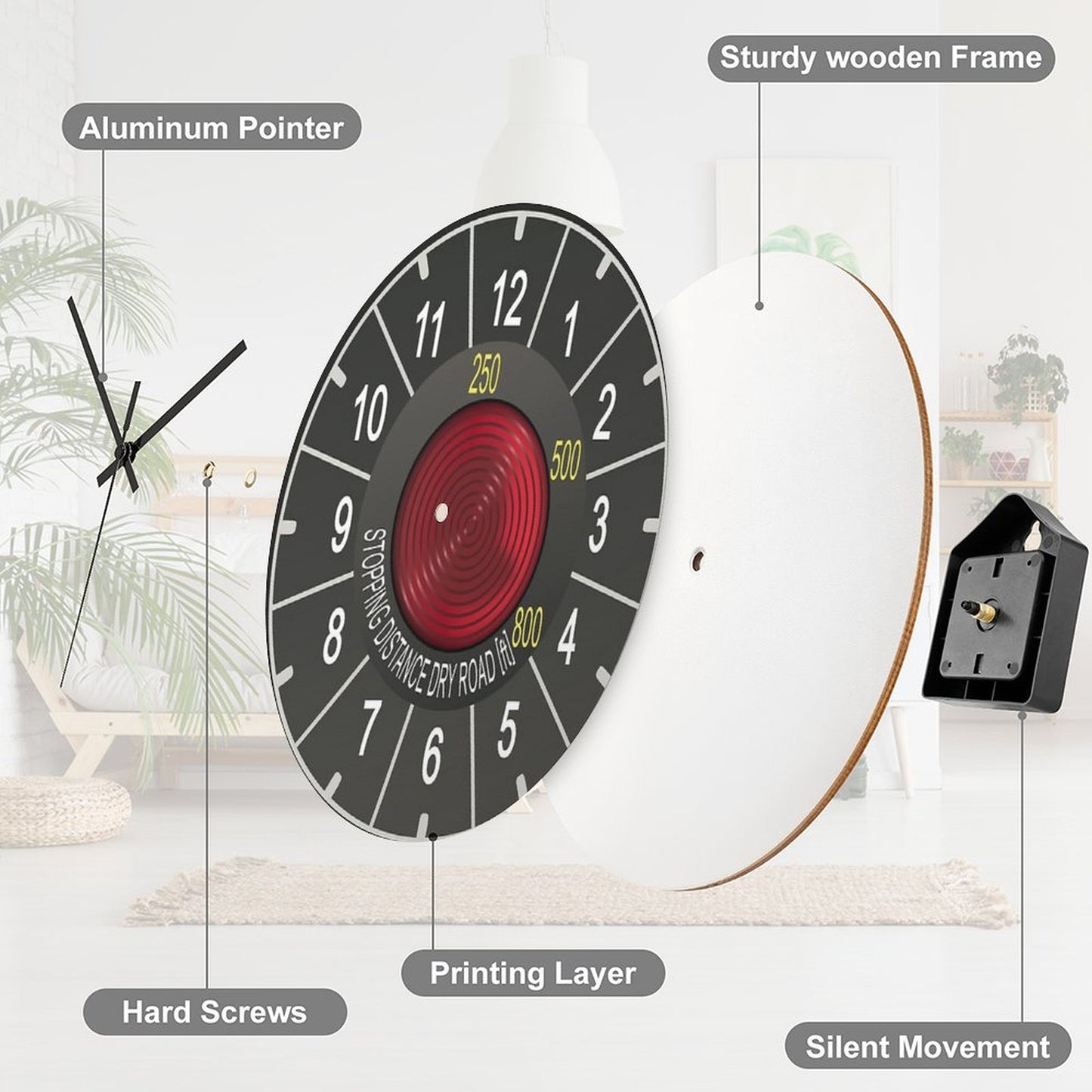 Citroen Speedometer Clock Wall Clock