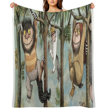 The Wild Things Are Throw Blanket