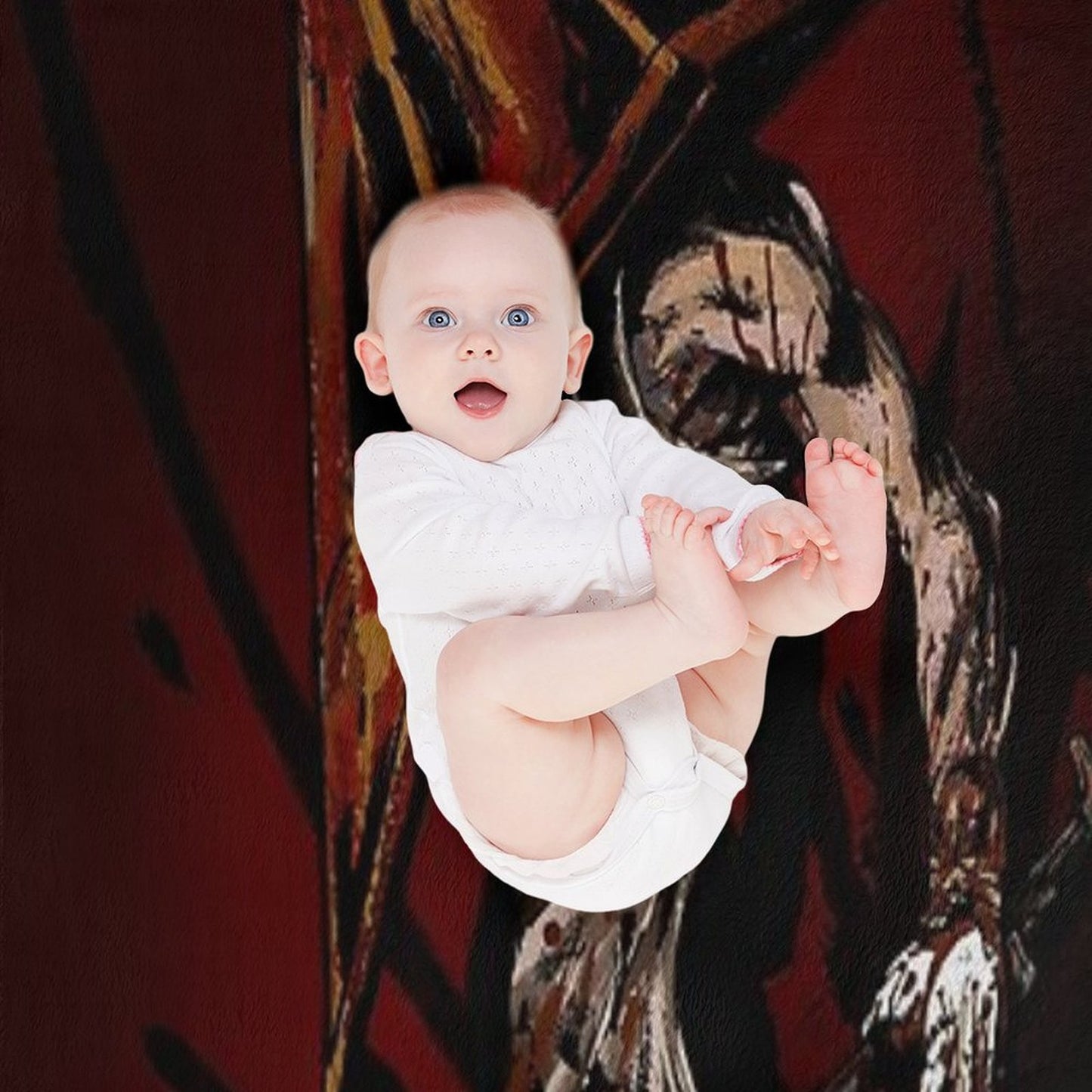 Pyramid Head Throw Blanket