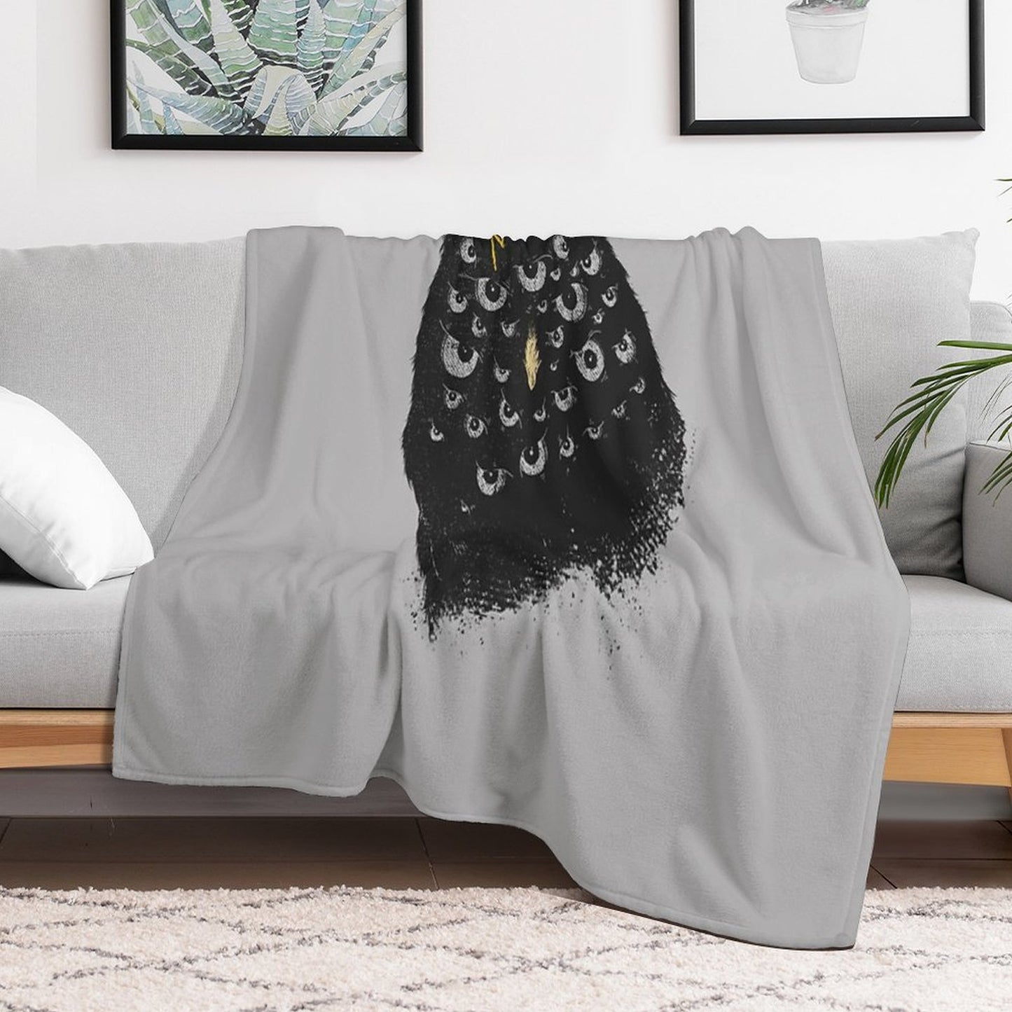 The Untold Creature Throw Blanket