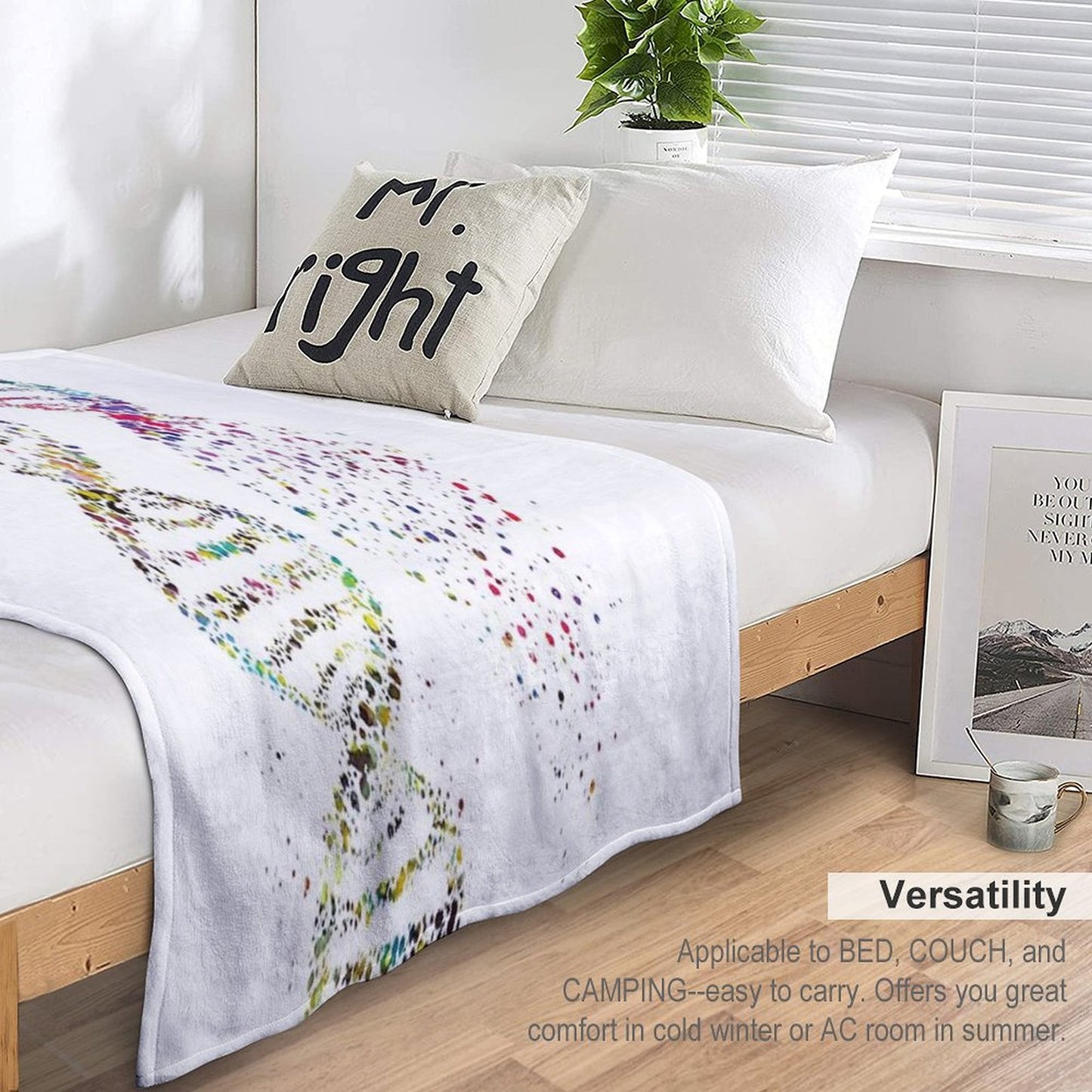 DNA, Watercolor Art,Dna Double Helix Genetic Throw Blanket