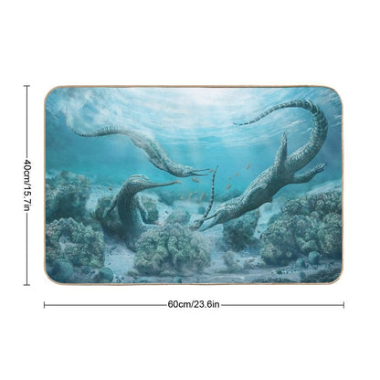 Mystriosuchus Steinbergeri Bath Mat