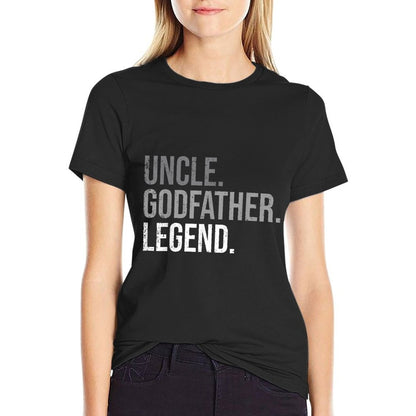 Uncle Godfather Legend Best Godfather Proposal Baptism T-Shirt