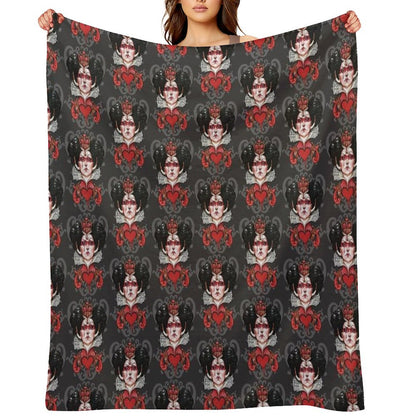 Queen of Hearts Throw Blanket