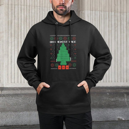 Oh Chemist Tree Merry Christmas Ugly Chemistree Chemistry Pilling-Resistant Hoodie