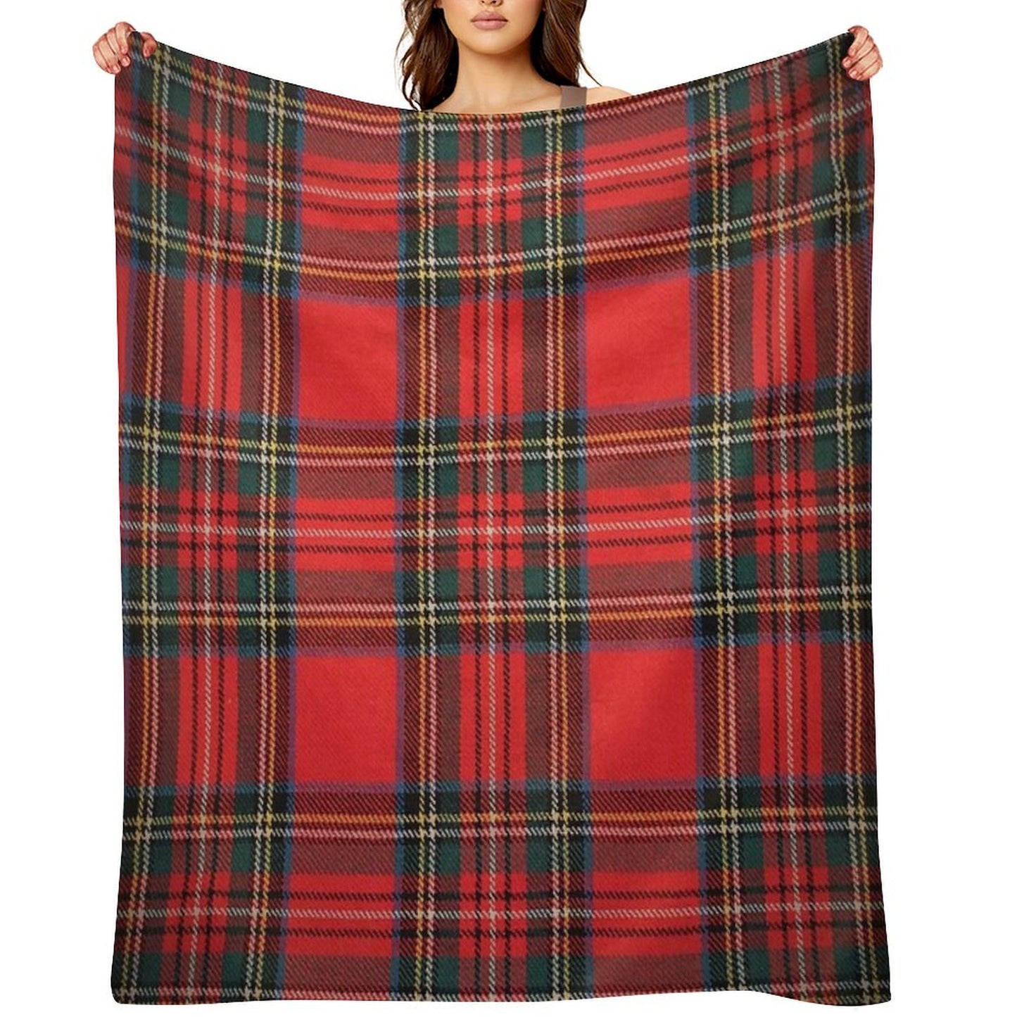 Royal Stewart Tartan Throw Blanket