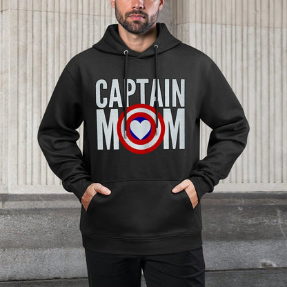 Christmas Mothers Day Moms Birthday Superhero Kangaroo Pocket Hoodie