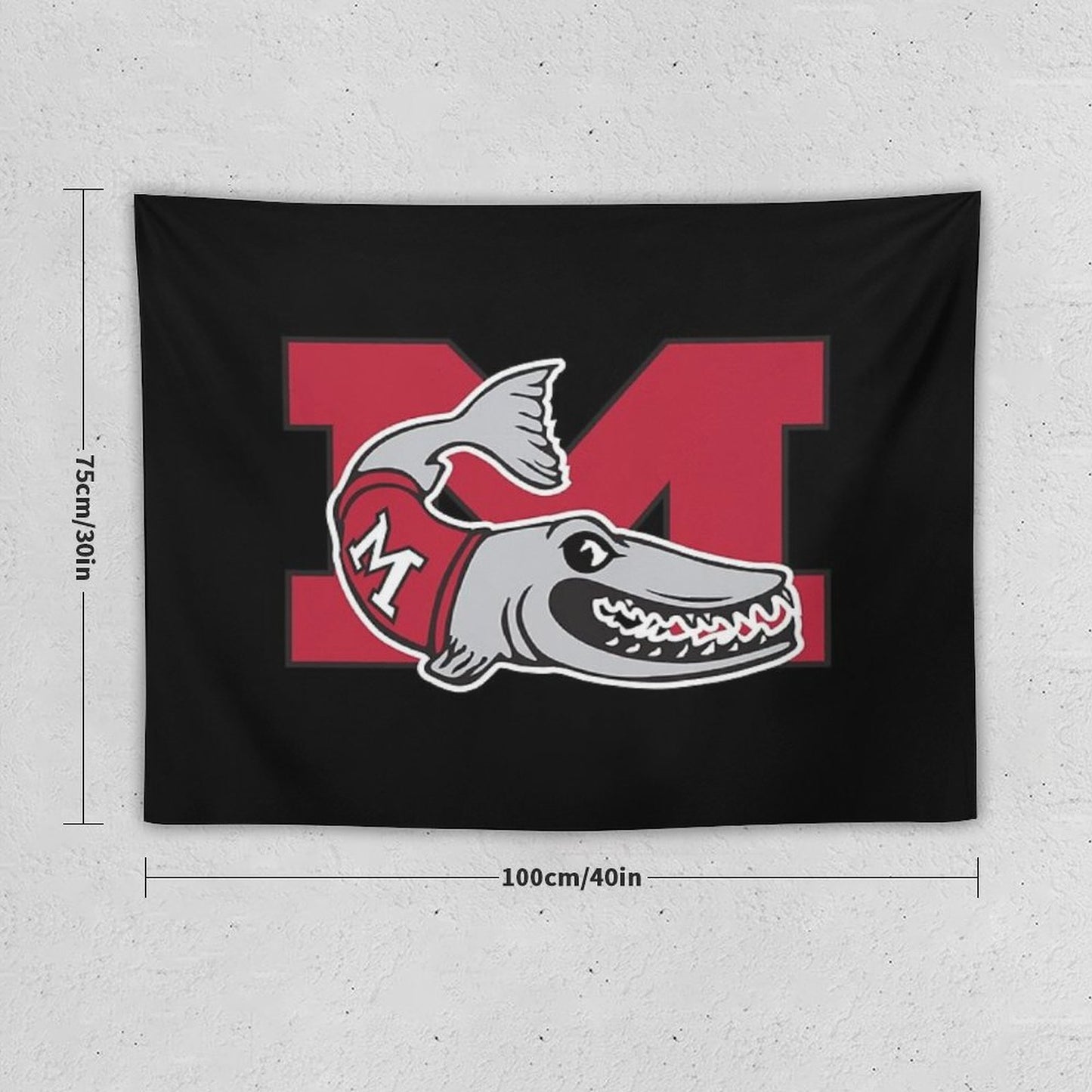 Muskingum Fighting Muskies Tapestry