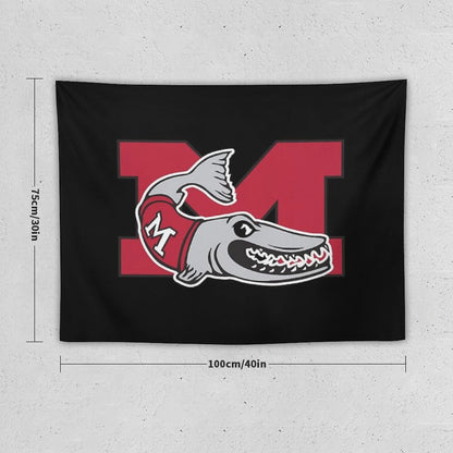 Muskingum Fighting Muskies Tapestry