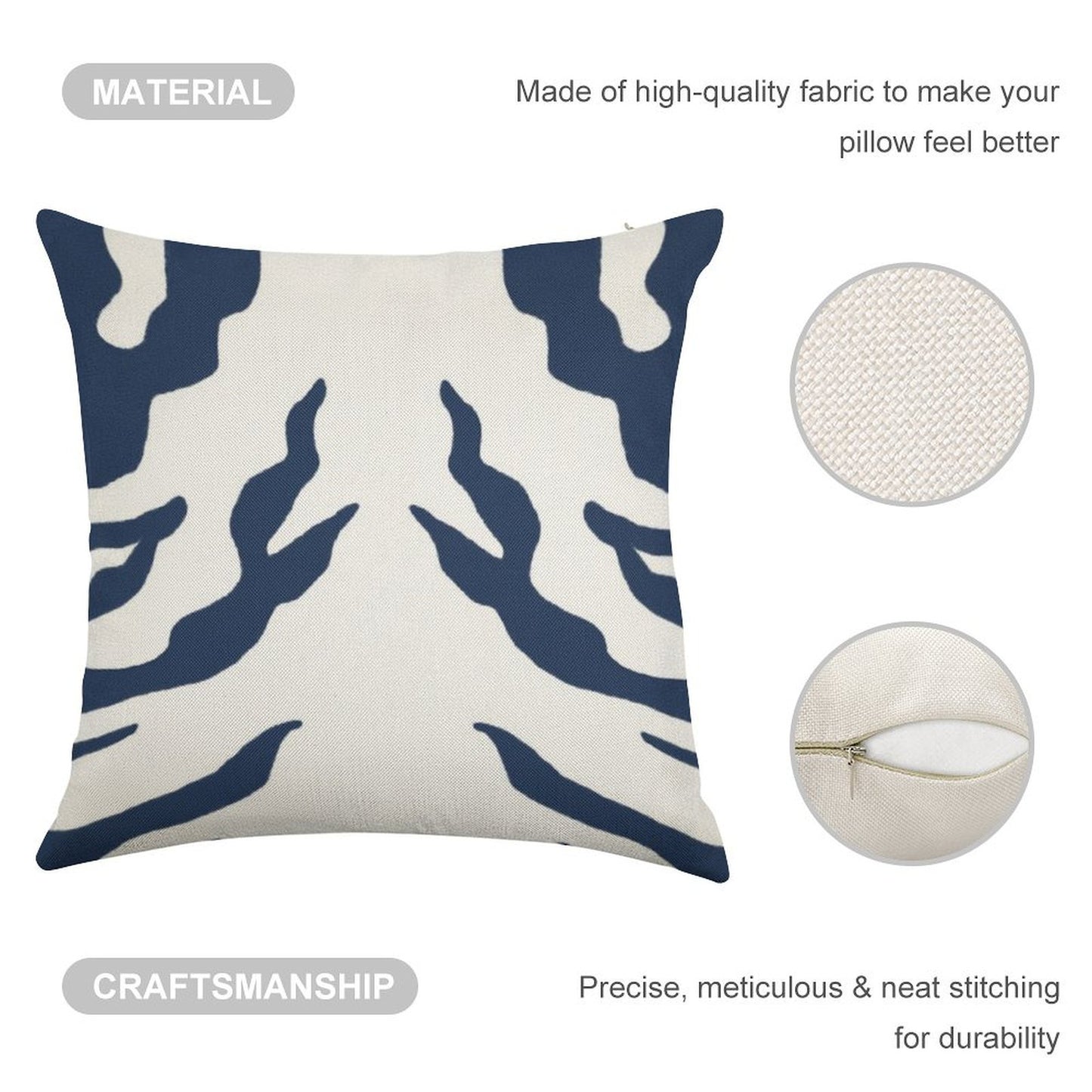 Ahsoka Tano Linen Throw Pillow Cover