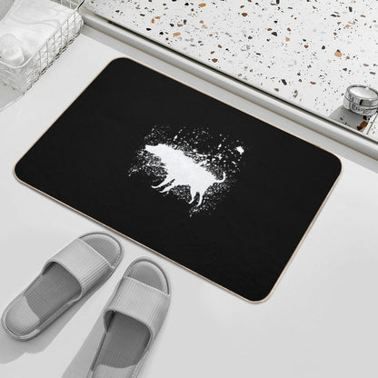 Banksy Splash Dog Bath Mat