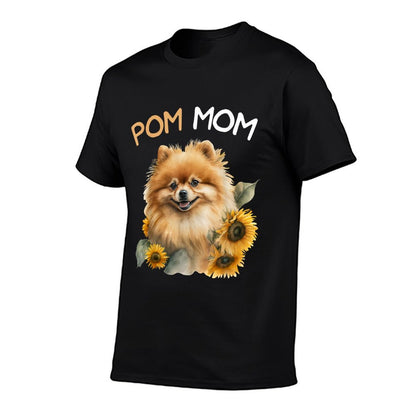 Pomeranian Mom Pom Dog Mama T-Shirt