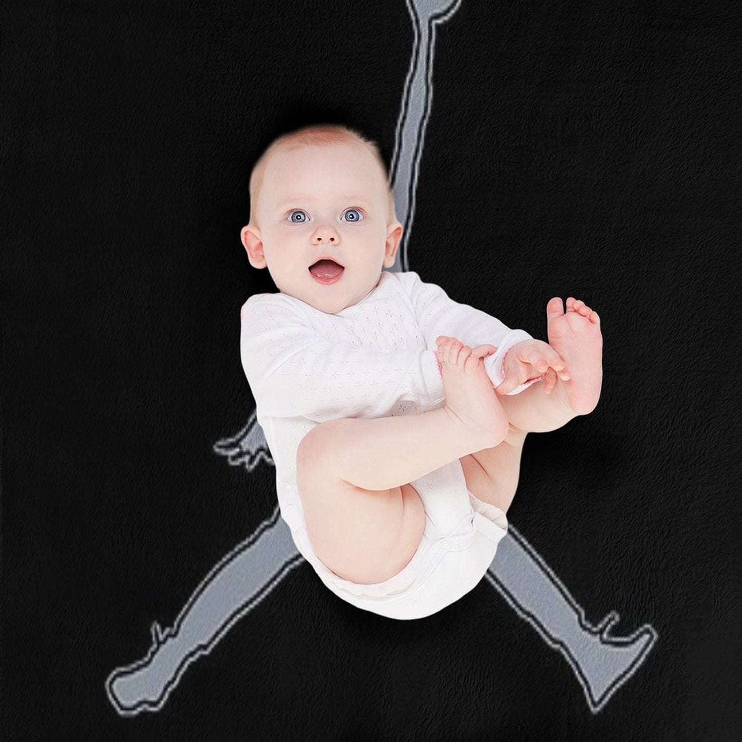 Jordan Grey Summer Vibe Throw Blanket