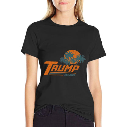 Funny Trump Retro Vintage (2 Side) Trump Merchandise  Affordable Price T-Shirt