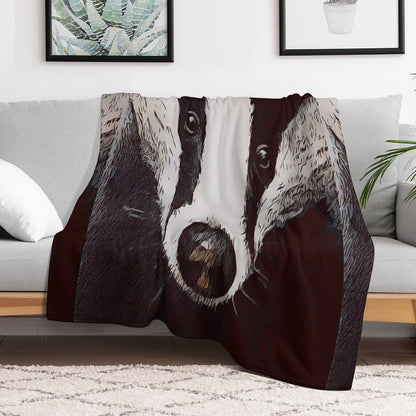 Badger Throw Blanket