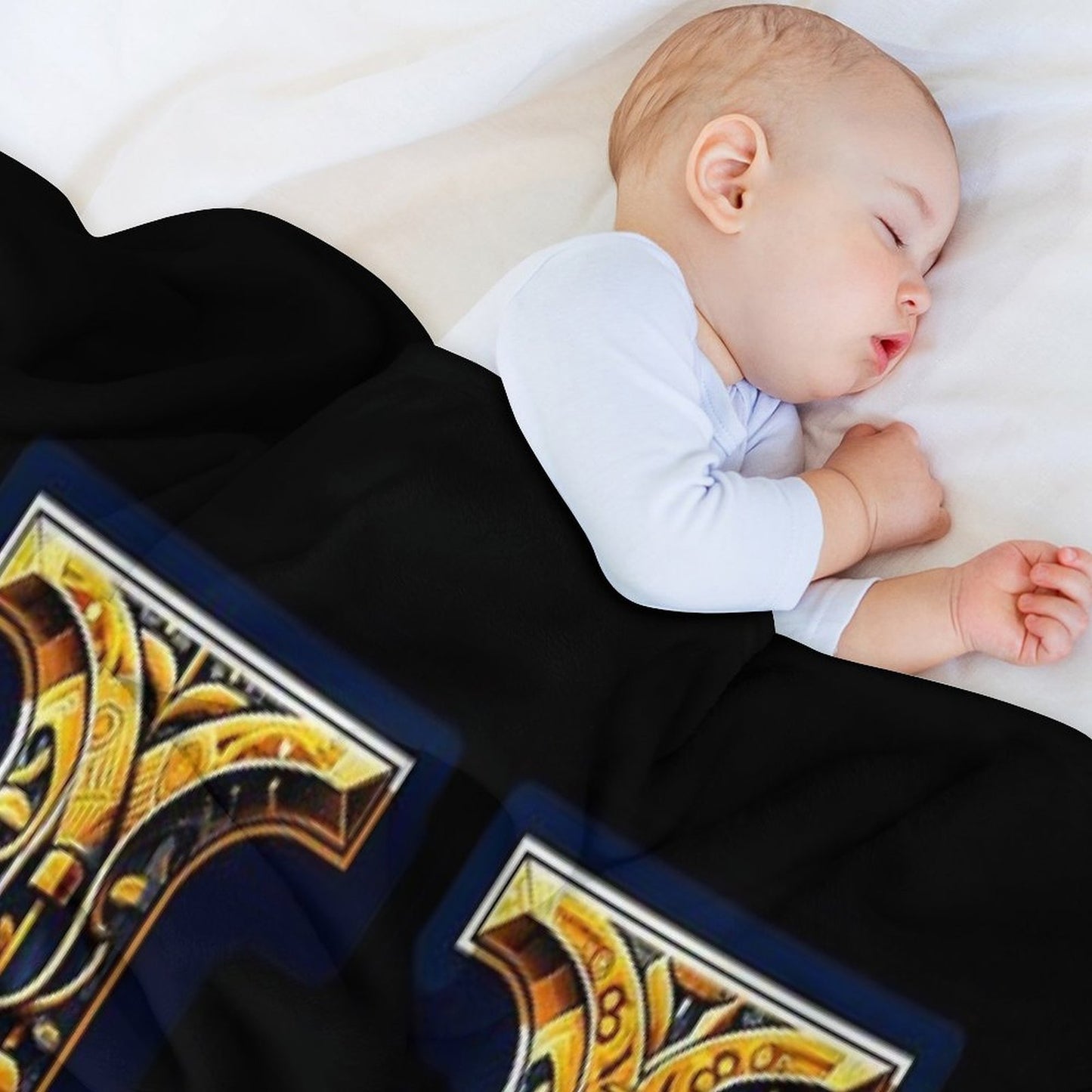 Badger And The Letter H - Fantasy Throw Blanket