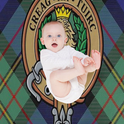 Clan MacLaren Crest Throw Blanket
