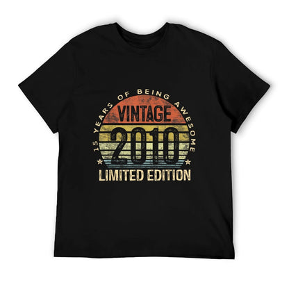 Vintage 2010 Limited Edition 15-Year-Old Gifts 15th Birthday T-Shirt