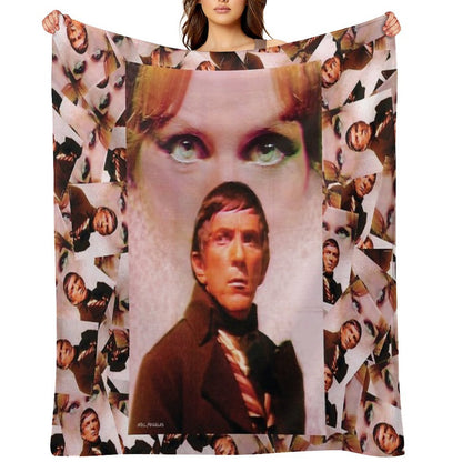 Dark Shadows - Barnabas Collins And Angélique Bouchard Throw Blanket