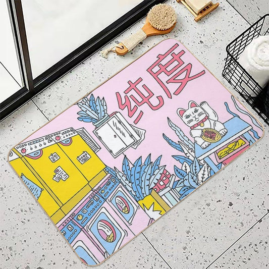 MANEKI WASH BLUE  Multi-Purpose Bath Mat