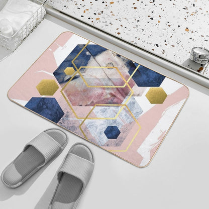 Abstract Geo Bath Mat