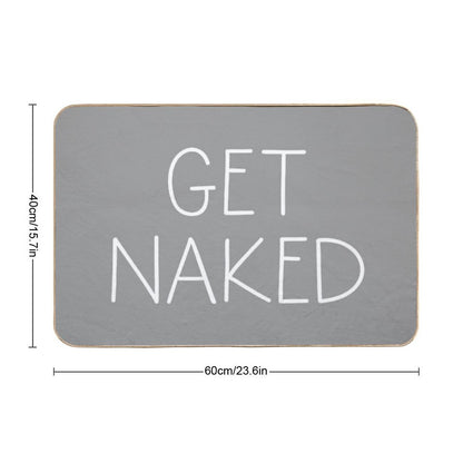 Get Naked Grey Bath Mat