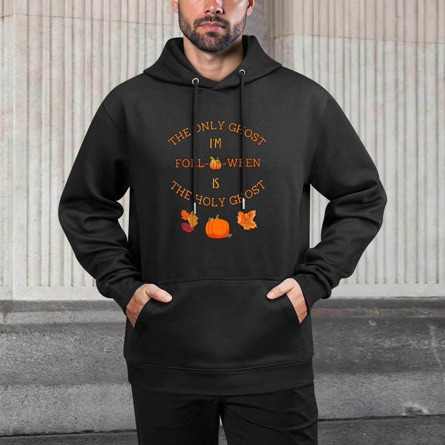 Halloween Christian Holy Ghost Holy Spirit Christianity Shape Retention Hoodie
