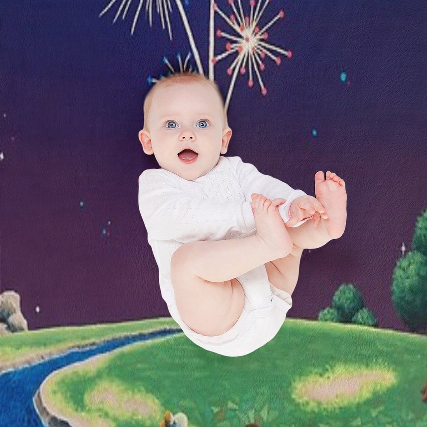 New Year Throw Blanket