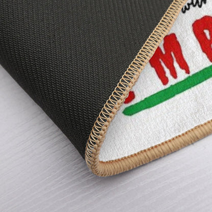 Christmas Schedule Bath Mat