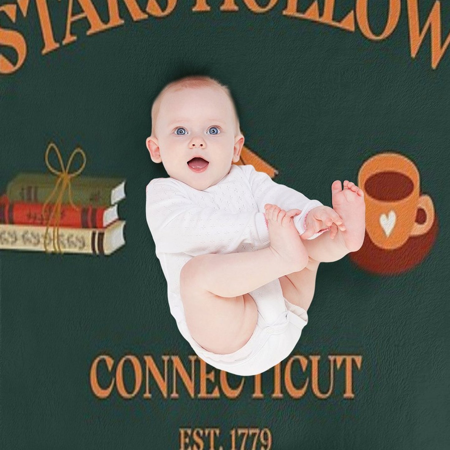 Stars Hollow Connecticut Throw Blanket