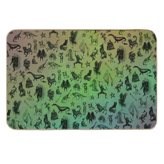 Rainbow Cryptids  Anti-Trip Bath Mat