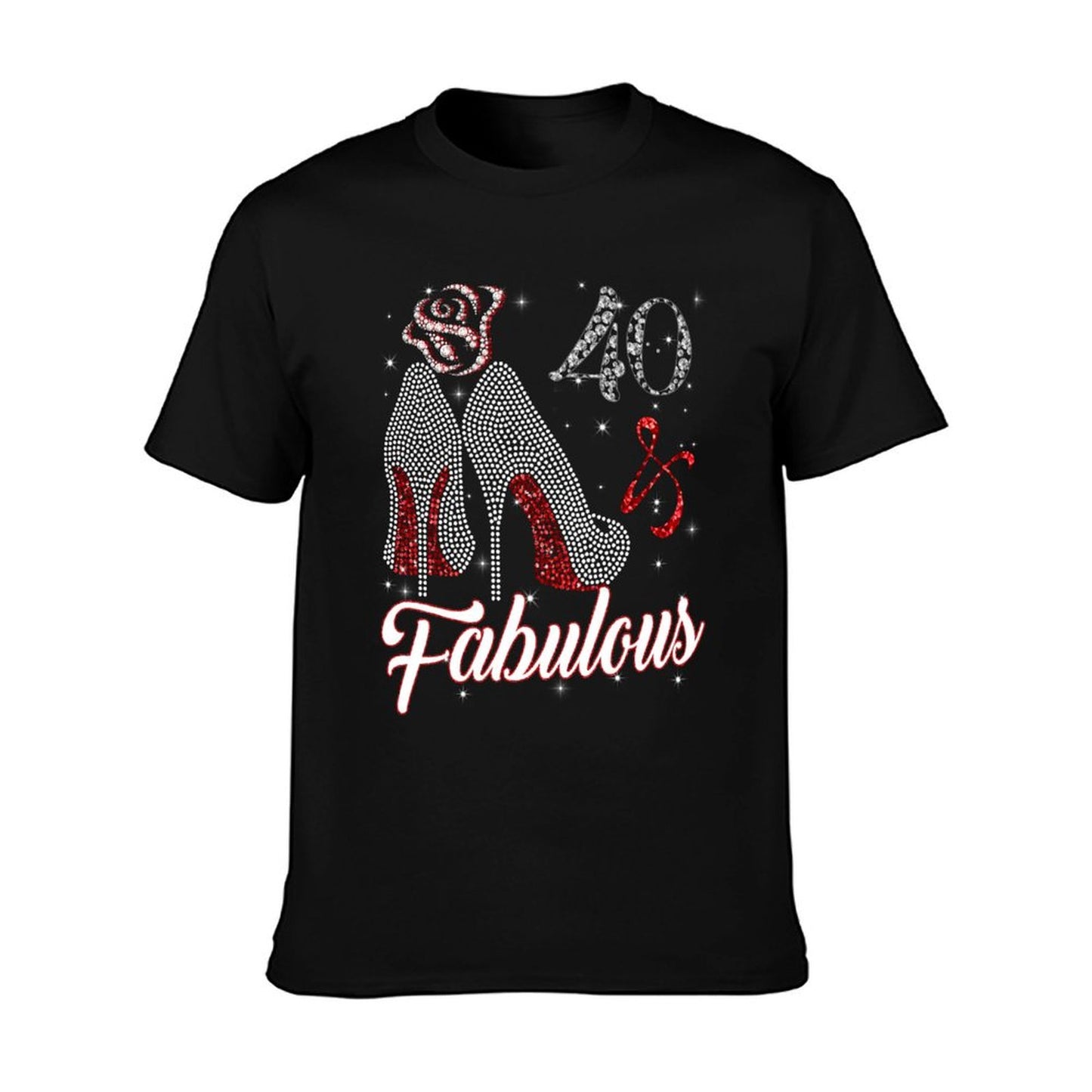 40 And & Fabulous 1981 40Th Birthday Gift For Womens  Cotton T-Shirt