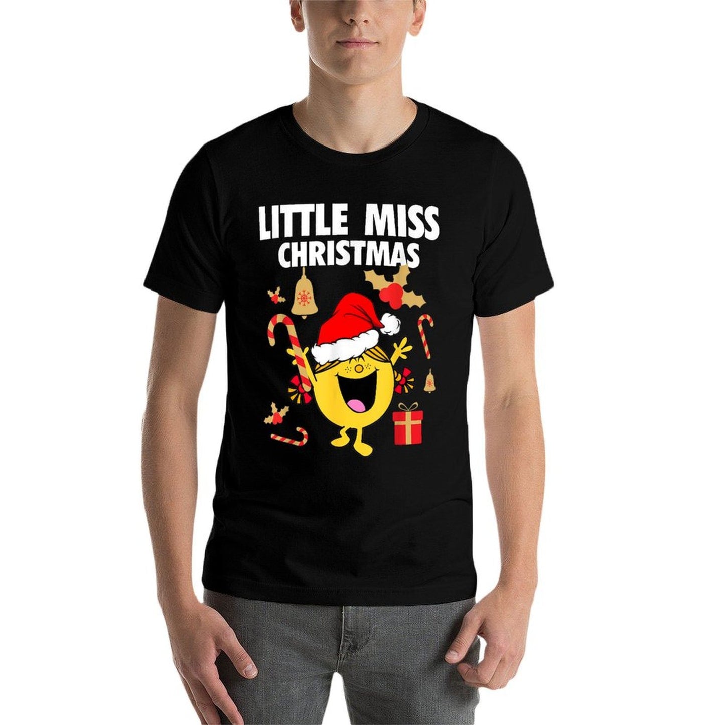Little Miss Christmas T-shirt  Fade-proof Color T-Shirt